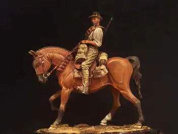 1/18 90mm senovės kariai su arklys (SU baze )Dervos, paveikslas Modelis rinkiniai Miniatiūriniai gk Unassembly Unpainted