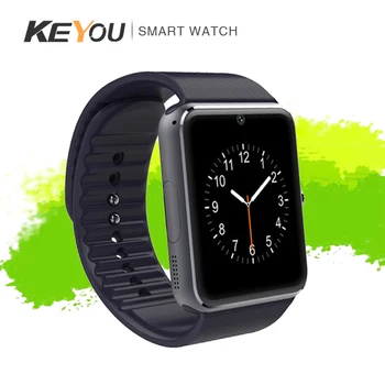 1.3 colių jutiklinis ekranas, Smart Žiūrėti KEYOU-GT08 TF SIM Smart Watch Vyrų, Moterų Sporto Bluetooth Laikrodį, Skirtą 