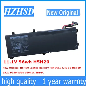 11.1 V 56wh H5H20 naujas Originalus H5H20 Nešiojamas Baterija DELL XPS 15 M5510 5520 9550 9560 05041C 5D91C