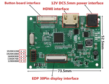 15.6 Colių HD Ekranas Ekranas IPS LCD Monitorius su Nuotolinio Vairuotojo Kontrolės Valdyba HDMI, Kompiuterio, Apelsinų, Aviečių Pi 2 3 4