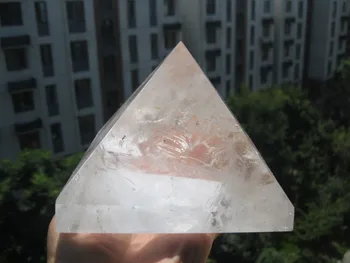1770g(3.9 lb) Gamtos Aišku, Kvarco Kristalo Piramidės Gydymo Kinija