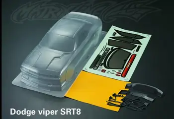 190mm 1/10 RC Automobilių Aiškus kėbulą Dodge viper Challenger SRT8 HPI KYOSHO Tamiya Dėl kelių fouring Drift automobilius