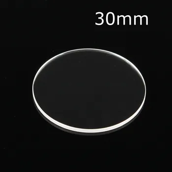 1mm Storio Butas Safyras Žiūrėti Stiklas Anti-scratch Sklandžiai Apvalūs Skaidraus Krištolo, Laikrodžių Taisymo Dydis 29.5/30/32mm