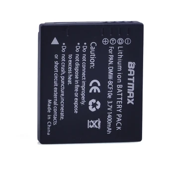 1Pc 1400mAh NT-BCF10E NT BCF10E DMWBCF10E Baterija + LCD USB Kroviklis skirtas Panasonic Lumix NT-BCF10E CGA-S/106B, DMC-F2, F3