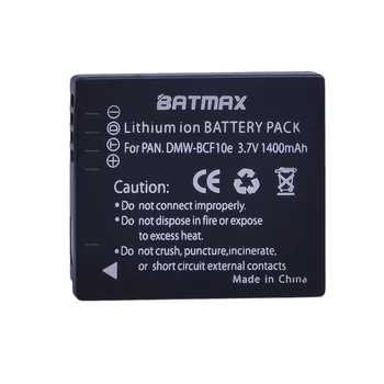 1Pc 1400mAh NT-BCF10E NT BCF10E DMWBCF10E Baterija + LCD USB Kroviklis skirtas Panasonic Lumix NT-BCF10E CGA-S/106B, DMC-F2, F3