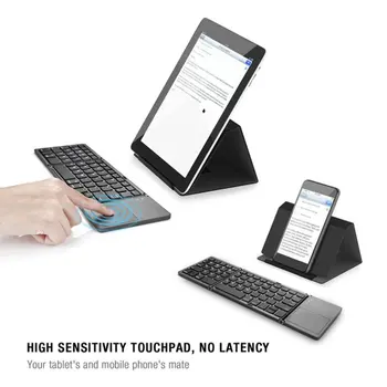 2020 m. Turi turėti Mini Kabrioleto Klaviatūra, Sulankstomas Belaidė Klaviatūra su Touchpad 
