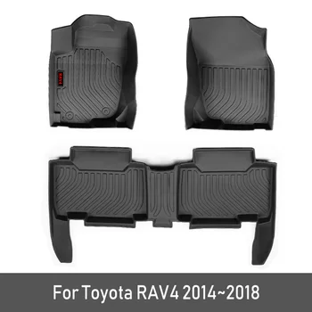 2020 Naujas TPE Custom Automobilių Kilimėliai Toyota RAV4 2018 m. m. m. 2016 m. 2017 Pėdų Pagalvėlės Auto Automobilių Kilimų Optikos RAV 4 Priedai