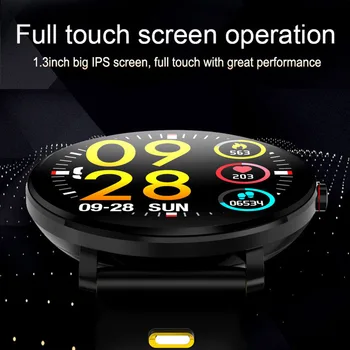 2020 Super Slim Smart Watch Vyrų IP68 Vandeniui Sporto Smartwatch Laikrodį Širdies ritmo Monitorius Fitneso Apyrankę reloj inteligente K9