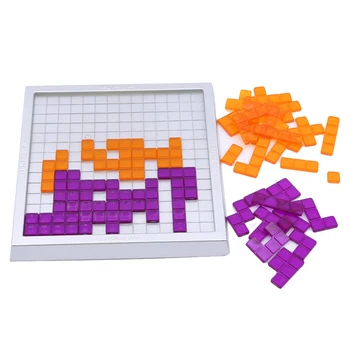 2021 Kūdikių Tetris, Dėlionės, Žaislų, Spalvingos Dėlionės Valdybos Vaikai Vaikai Magination Intelektinės Švietimo Žaislai Vaikams Dovanų