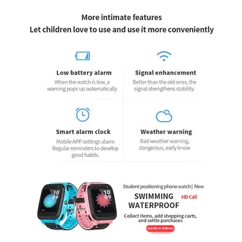 2021 Vaiko Smart Laikrodžiai SOS Laikrodžiai DS38 1.44 colių Vaikas Smart Žiūrėti GPS IP67 atsparus Vandeniui Fitneso Žiūrėti Su Kamera Berniukų, Mergaičių