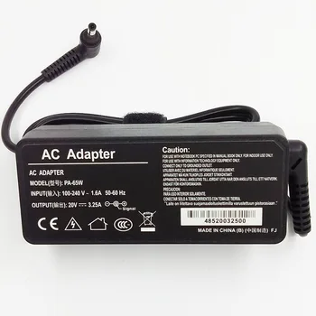 20V 3.25 4.0x1.7mm 4017 AC adapteris 20Volt universalus maitinimo šaltinis AC DC Maitinimo Adapteris Įkroviklis perjungimo ES AU US UK kištukas