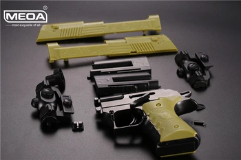 25*11,5 cm Lauke Shooter, Žaisti Žaislinius Šautuvus Berniukų Asamblėjos Revolveris Pistoletas Blokai Žaislas 