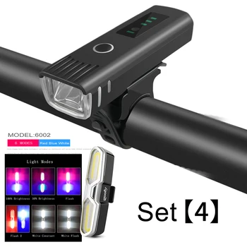 250 Liumenų Žibintuvėlis Dviračių Anti-glare Smart Dviračio Lemputė USB Įkrovimo MTB Priekinis Žibintas Dviračių Žibintai Dviračių Priedai