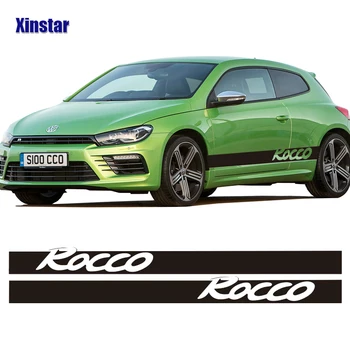 2vnt/daug Rocco automobilio pusėje, kūno papuošalai lipdukas, Skirtas VK Volkswagen SCIROCCO GTI