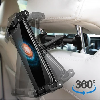 360 Laipsnių Besisukantis Automobilio galinės Sėdynės Pagalvėlės iPad Telefono Turėtojas 