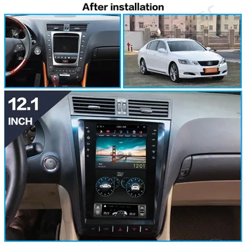 4+128G Už Lexus GS300/GS460/GS450/GS350 2004-2011 Android 9.0 automobilio DVD grotuvas GPS multimedijos Auto Radijo car navigator stereo ips