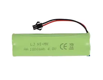 4.8 v 1800mah H stiliaus Didelės talpos AA NI-MH rechargeble Baterijos, elektriniai žaislai, RC žaislai dydis 100*28*kaip 14mm