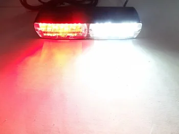 48W priekinio Stiklo Led blykstė S2 Viper Automobilių Mirksintis Signalas, Avarinis Gaisrininkas Policijos Švyturys šviesos Strobe Įspėjimas Šviesos