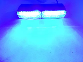 48W priekinio Stiklo Led blykstė S2 Viper Automobilių Mirksintis Signalas, Avarinis Gaisrininkas Policijos Švyturys šviesos Strobe Įspėjimas Šviesos
