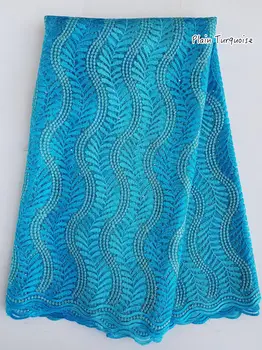 5 metrų gražus siuvinėjimas Afrikos tiulio nėrinių Minkštas prancūzijos nėrinių audinio Nigerijos siuvimo vakare gown aukštos kokybės Geras pasirinkimas