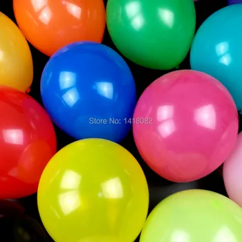 50pcs 2.8 g apvalių spalvotų balionų vestuvių vaikų Šalis Gimtadienio Balionas dekoratyvinis balionai