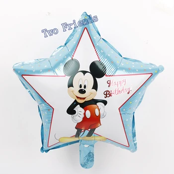50pcs/daug Mickey minnie baigimo folija balionai 18inch Mickey Minnie mouse helio Kolbų Gimtadienio Dekoracijos Vaikams dovanos