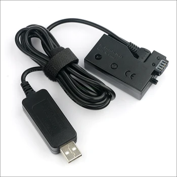 5V USB Diską Kabelis Maitinimo Canon ACK-E8/ ACK-E10/ ACK-E5/ ACK-E12/ ACK-E17/ ACK E8 E5 E10, E12 E17