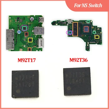 5VNT-10VNT NS Jungiklio Pakeitimas Vaizdo plokštė galia IC M92T36 Baterijos Įkrovimo IC Chip M92T17 Garso ir Vaizdo Kontrolės IC