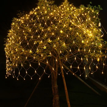 6x4M LED Grynasis Akių Pasakos String Light Christmas Garland Lango Užuolaidėlė Pasakų Šviesos Vestuves Atostogų Šviesos