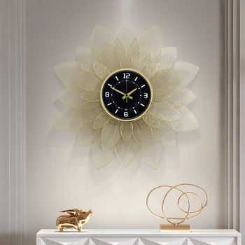 70cm Šiaurės laikrodis sieninis laikrodis modernus dizainas, garso išjungimo laikrodis restoranas namuose mados dekoratyvinis kvarcinis laikrodis didelis laikrodis ant sienos