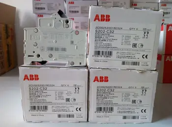 ABB miniatiūriniai saugikliu, S202-B32 / S202-C32 visiškai naujas originalus 1 vnt