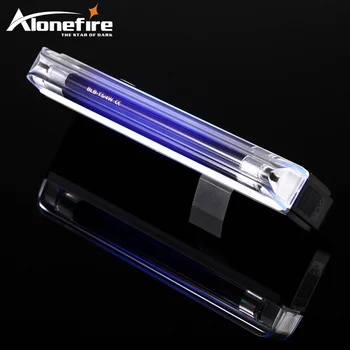AloneFire DL 01 Nešiojamą UV lempos Šviesoje baltos Šviesos Žibintuvėlį, Fakelą Pinigų Detektorius ID Anti-fake aptikimo lempos AA Baterijos