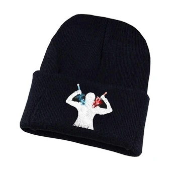 Anime Kardas Meno Internete Megzti skrybėlę Cosplay skrybėlę Unisex Spausdinti Suaugusiųjų Atsitiktinis Medvilnės skrybėlę paaugliams žiemos Megzti Dangtelis