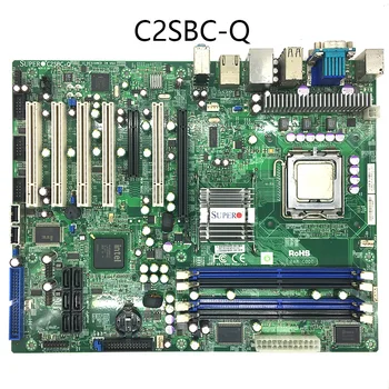 Aukštos kokybės bandymų C2SBC-Q vieną pusę darbo vietos plokštė 775-pin integruotos 5 PCI pramonės kontrolės prietaisai parama