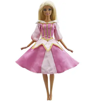 Aukštos Kokybės Princesė Suknelė Vakare Šalies Vestuvių Suknelė Sijonas Drabužius Barbie Lėlės Priedai Lėlių Baby Girl 