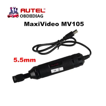 Autel MaxiVideo MV105 AUTEL MV105 5.5 mm, LED Automobilių Tikrinimo Skaitmeninis Fotoaparatas atsparus Vandeniui Endoskopą Diagnostikos Įrankis Videoscope Boresc