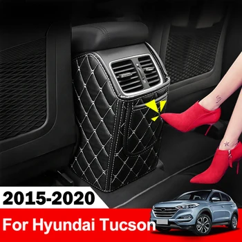 Automobilio galinės Sėdynės su rankų Atrama Dėžutės Dangtelis Apsaugos Mygtukai Vaikams, Kūdikių Kicking Kilimėlis Hyundai Tucson -2018 2019 2020 Priedai