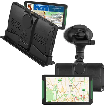 Automobilių GPS Navigatorius Q81 7 inch 8GB Nešiojamų Touch Ekranas HD Automobilinis GPS Navigacijos FM 