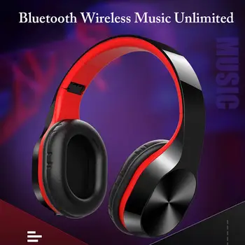 Belaidės Ausinės Sulankstomos Rankų įrangą Belaidžiu Bluetooth Ausinės, Audio Mp3 Ausines Su Mic Support TF Card FM