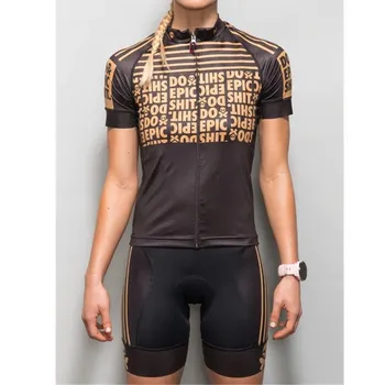 Betty Dizaino vienodų dviračių jersey rinkiniai vyriški trumpomis rankovėmis jersey sportinę ropa ciclismo mujer šortai gelio juostelę viršuje quailty
