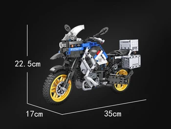 Biuro įranga Motociklo ir automobilio Modelio, statyba blokai Greičio Lenktynių automobilio Miesto Transporto SS Motociklą chopper plytų Rinkiniai žaislai vaikams