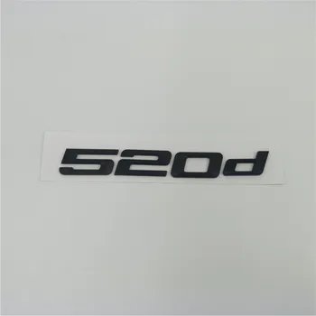 BMW 5 serija E39 E60 E61 F10, F11, Juoda 520d 523d 525d 528d d530d 535d 540d 550d Galiniai Įkrovos Kamieno Dangčio Raidžių Emblema Logotipas