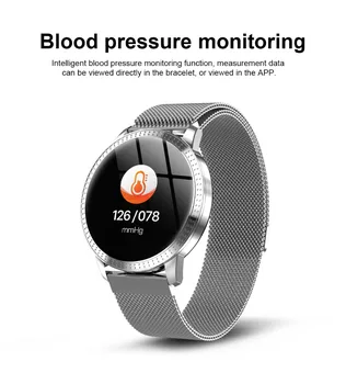 CF18P Smart Watch Vyrų, Moterų Širdies ritmo Monitorius Vandeniui Multi Sporto Smartwatch Kraujo Spaudimas Fitness Tracker CF18