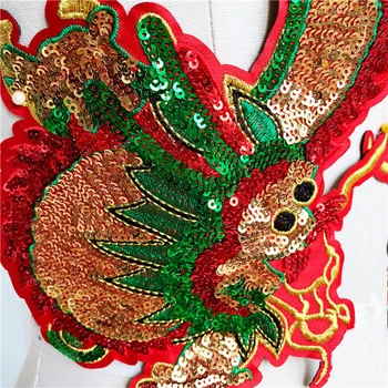 Cute Little Dragon China Aplikacijos Siūti Pleistrai Drabužių Dėmės Drabužių RS749