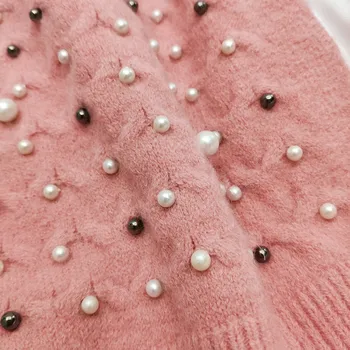 Cyanlee 2020 m. Rudens žiemos duobute megzti megztinis moterims streetwear v-kaklo, ilgomis rankovėmis megztinis džemperis moterims blizgučiais, paltai