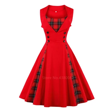 Derliaus Viduramžių Kostiumai Moterims Škotijos Didelis Languotas Suknelė Pledas Steampunk Renesanso Rankovių Rockabilly Drabužiai