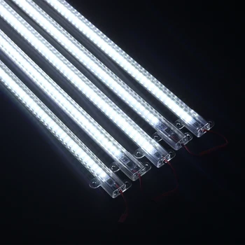 Diammable LED lempa lempa 220V 2835 50cm 72 LED Juosta Žibintai dienos šviesos lempos, skirtos Pademonstruoti Kabineto Virtuvės Apšvietimo šviesos diodų (led bar