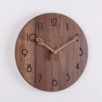 Didelis Medienos Sieninis Laikrodis Retro Šiuolaikinės Virtuvės Soild Medienos Laikrodis Shabby Chic Kambarį Žiūrėti Namuose Miegamasis Silent Reloj Dovana FZ779