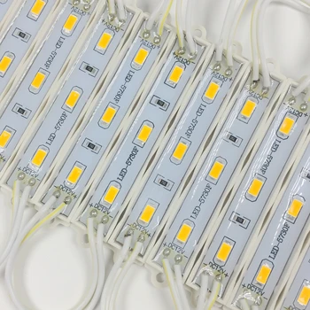 Didmeninė 1000pcs LED modulis Epoksidinės vandeniui LED moduliai 5730 atgal apšvietimas 3*SMD5730 0.72 W IP66 Šviesesnė nei 5050 2835 3528