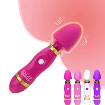 Dildo, Vibratoriai AV Stick G Spot 12 Rūšių Režimai Klitorio Stimuliatorius Mini Sekso Žaislai Moteris Maturbator G Spot Vibator Erotiniai Žaislai